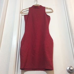 👠Flower Embroidered Red Dress👠